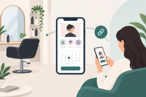 How an Online Booking Link for Salons Works