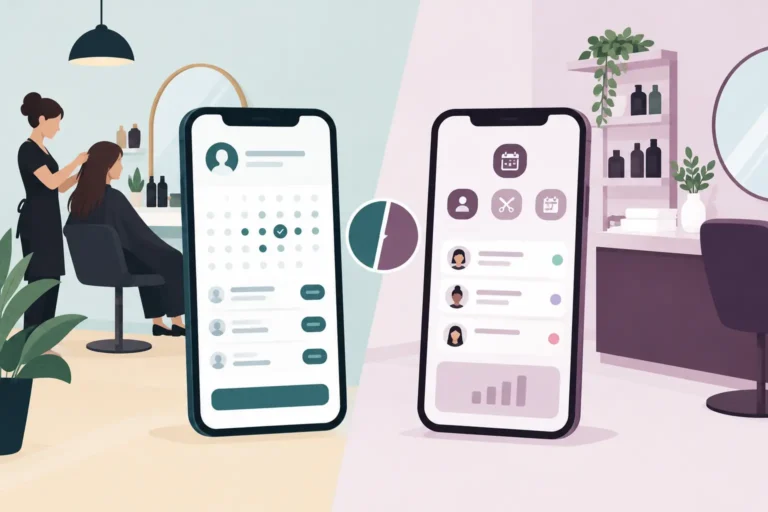 Booksy Versus Salon Diary Apps for UK Salons